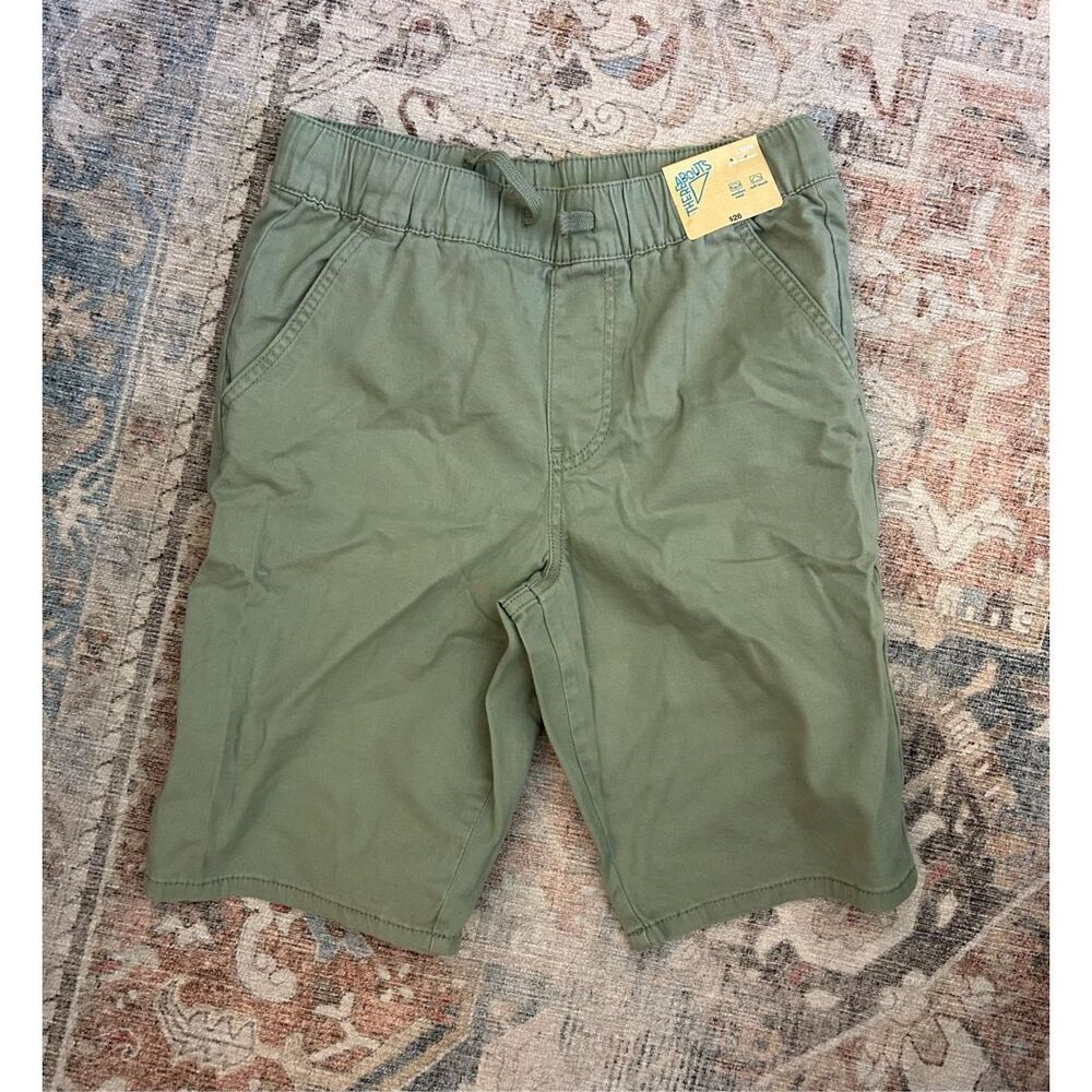 ThereAbouts NWT Green Pull-On Shorts, Kid's Sz Large, MP $26
